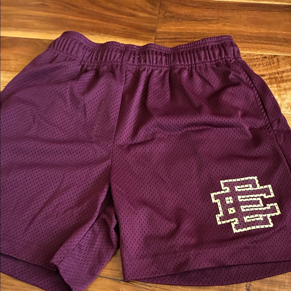 Eric Emanuel Maroon Athletic Shorts